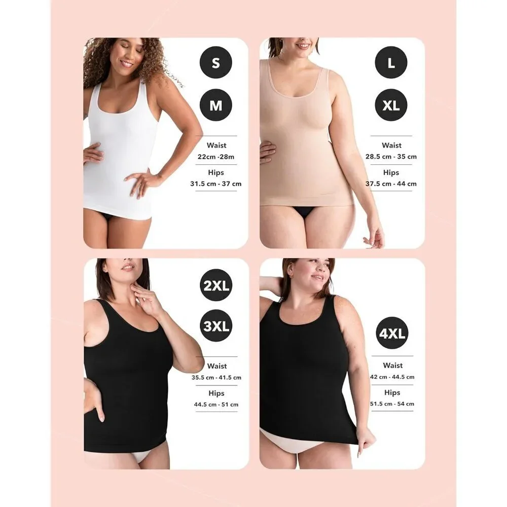 Compression Tank Cami Women Waist Control Seamless Middle Support